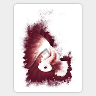 Red Fish Sticker